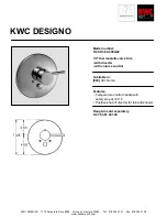 Предварительный просмотр 1 страницы KWC Designo K.20.H3.60.000A22 Specification Sheet