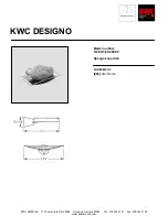 KWC Designo K.28.H3.80.000.99 Specification Sheet preview