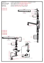 Предварительный просмотр 6 страницы KWC GASTRO 24.501.102 Installation And Service Instructions Manual