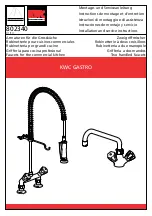 Предварительный просмотр 1 страницы KWC GASTRO 802340 Installation And Service Instructions Manual