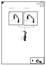 Предварительный просмотр 26 страницы KWC GASTRO 802340 Installation And Service Instructions Manual