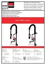 Предварительный просмотр 3 страницы KWC GASTRO Z.536.530.145 Installation And Service Instructions Manual