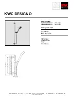 Preview for 1 page of KWC K.26.H0.40.000.99 Features