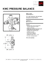 Preview for 1 page of KWC K.38.P4.04.931.23 Features