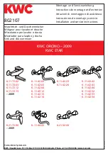 Preview for 1 page of KWC ORCINO-2009 K.11.42.02 Installation And Service Instructions Manual