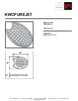 Предварительный просмотр 1 страницы KWC PUREJET Z.505.888 Specification Sheet