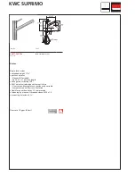 Preview for 1 page of KWC SUPRIMO 10.271.303 Specification Sheet