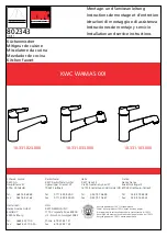 Preview for 1 page of KWC WAMAS 001 10.331.023.000 Installation And Service Instructions Manual