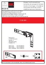 KWC Z.536.828 Installation And Service Instructions Manual предпросмотр