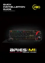 KWG ARIES M1 LITE Quick Installation Manual preview