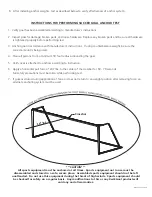 Preview for 5 page of KWIK GOAL 10B1605 Assembly Instructions