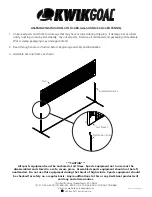 KWIK GOAL 16B6 Assembly Instructions предпросмотр