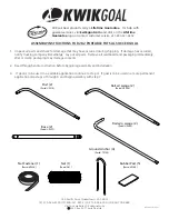 KWIK GOAL 2B2 Assembly Instructions предпросмотр