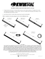 Предварительный просмотр 1 страницы KWIK GOAL 2B3906 Assembly Instructions Manual