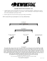 Предварительный просмотр 1 страницы KWIK GOAL 2B4001 Assembly Instructions Manual