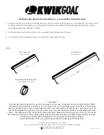 KWIK GOAL 2B6001 Assembly Instructions Manual предпросмотр