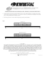 KWIK GOAL EVOLUTION 2B3306SW Assembly Instructions Manual preview