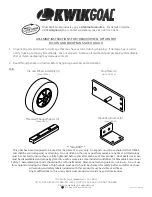 Предварительный просмотр 17 страницы KWIK GOAL FUSION GOAL 2B3806 Assembly Instructions Manual