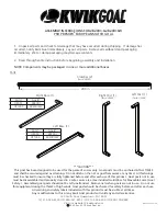 KWIK GOAL PRO PREMIER 2B2001 Assembly Instructions Manual предпросмотр