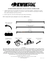 Предварительный просмотр 1 страницы KWIK GOAL WC-185 Assembly Instructions Manual