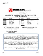 Preview for 106 page of Kwik Lok 893A ULTRA Instruction Manual