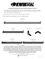 KwikGoal 2B3003 Assembly Instructions Manual preview