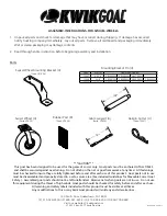 Preview for 13 page of KwikGoal 2B3006 Assembly Instructions Manual