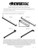 KwikGoal 2B9007 Assembly Instructions Manual предпросмотр