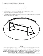 Предварительный просмотр 14 страницы KwikGoal FUSION 2B3806 Assembly Instructions Manual