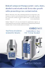 Предварительный просмотр 6 страницы KwiKool BioKool KBIO1411 Operation Manual