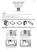 Preview for 1 page of Kwiksemble Vanity 257431 Installation Manual