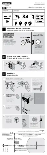 Kwikset 599 P&T Installation Manual предпросмотр