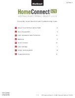 Kwikset HomeConnect 620 Frequently Asked Questions And Troubleshooting Manual preview