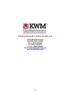 Preview for 23 page of KWM Gutterman IronMan Half-Round G2 Operating And Maintenance Troubleshooting Manual