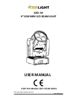 Предварительный просмотр 1 страницы KXD LIGHT KXD-X4 User Manual