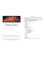 Preview for 1 page of KXD KXD-ATV-001 Owner'S Manual