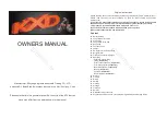 KXD KXD-ATV-1 Owner'S Manual preview