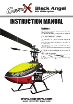 Preview for 1 page of KY MODEL CopterX Black Angel Instruction Manual