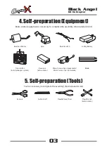 Preview for 4 page of KY MODEL CopterX Black Angel Instruction Manual