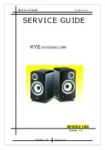 KYE Systems Corp. Genius SP-HF2.0 1250 Service Manual preview