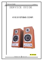 Preview for 1 page of KYE Systems Corp. Genius SP-HF360X Service Manual