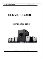 Предварительный просмотр 1 страницы KYE Systems Corp. Genius SW-5.1 1800 Service Manual