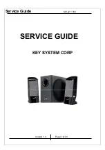 Preview for 1 page of KYE Systems Corp. Genius SW-J2.1 500 Service Manual