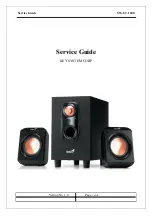 KYE Systems Corp. Genius SW-U2.1 200 Service Manual предпросмотр