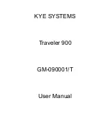 KYE Systems Corp. Traveler 900 User Manual preview