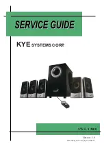 KYE Systems Corp. W-5 1. 3000 Service Manual preview