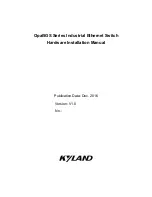 Preview for 1 page of KYLAND Technology Opal5GS-1GE4GP-L10-L10 Hardware Installation Manual