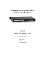 KYLAND Technology SICOM2024M-16T Hardware Installation Manual preview