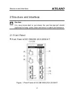 Preview for 8 page of KYLAND Technology SICOM3000 Hardware Installation Manual