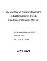 KYLAND Technology SICOM3000GPT Hardware Installation Manual preview